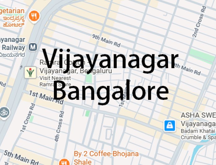 Vijayanagar Bangalore